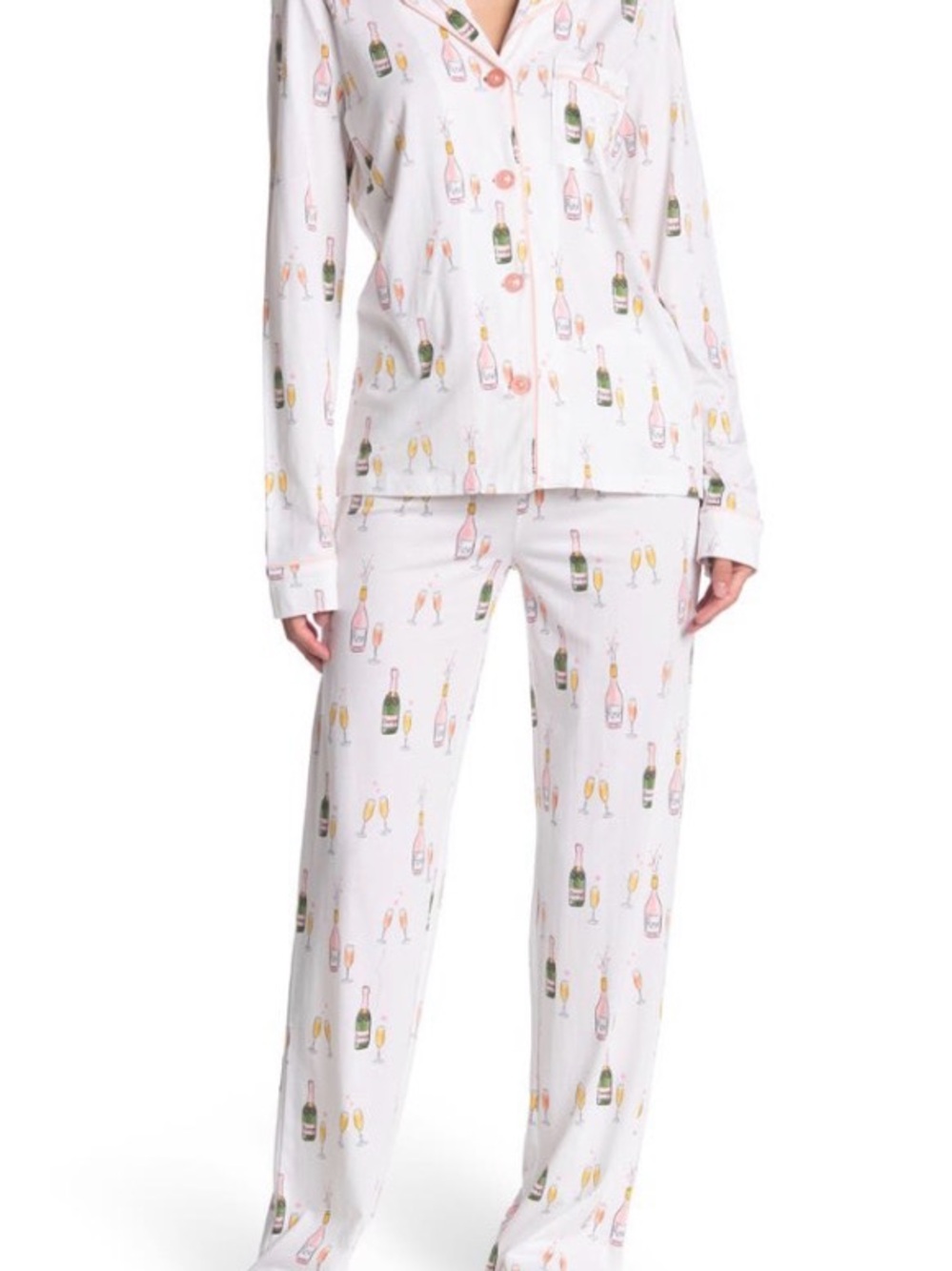 PJ Salvage Champagne and Rosé Pajama Set
